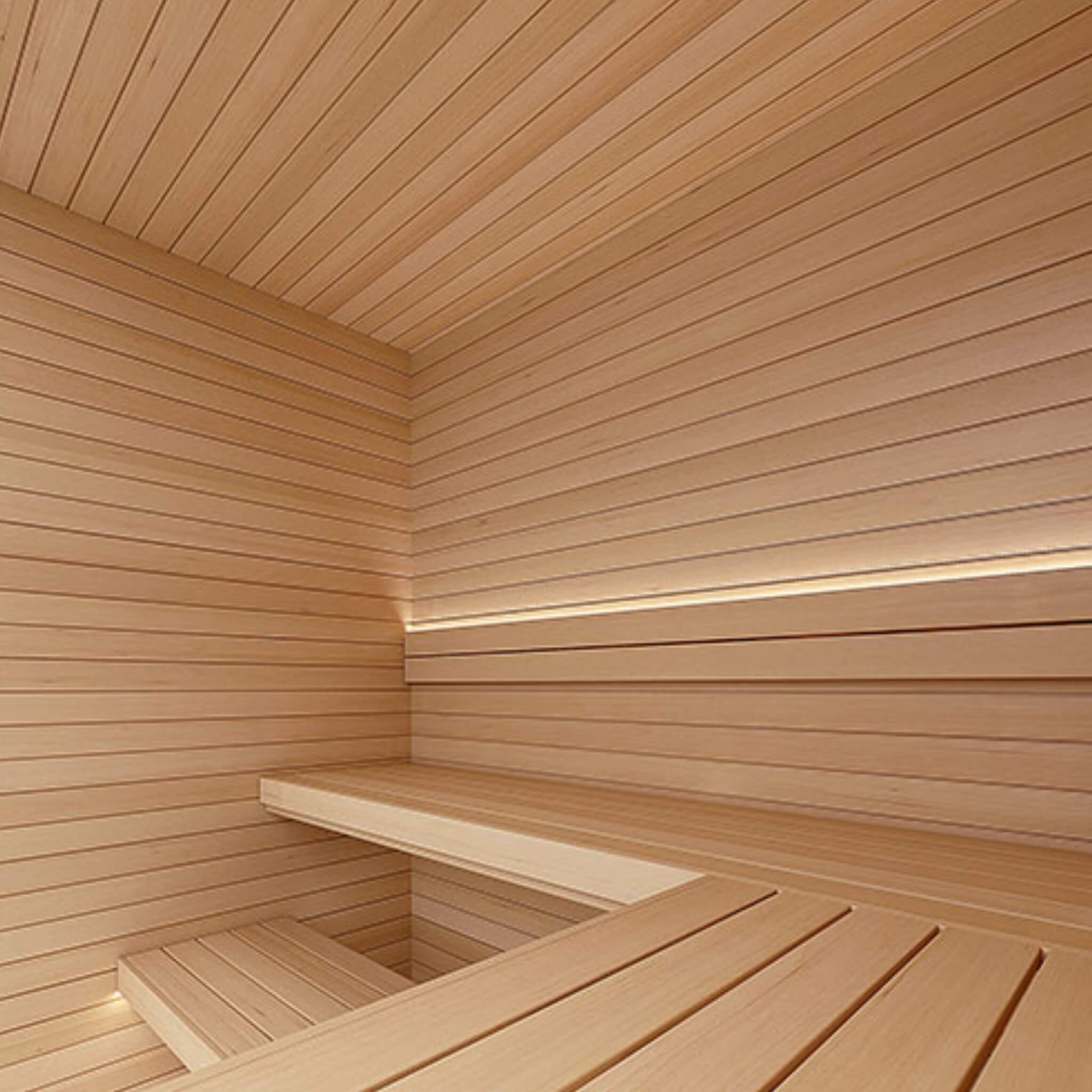 Prosaunas Hemlock 1/2X4 Vertical Grain T&G V2E Sauna Wall Wood [WOOD735] (SAK64039) – SAKSBY WHOLESALE, view 3