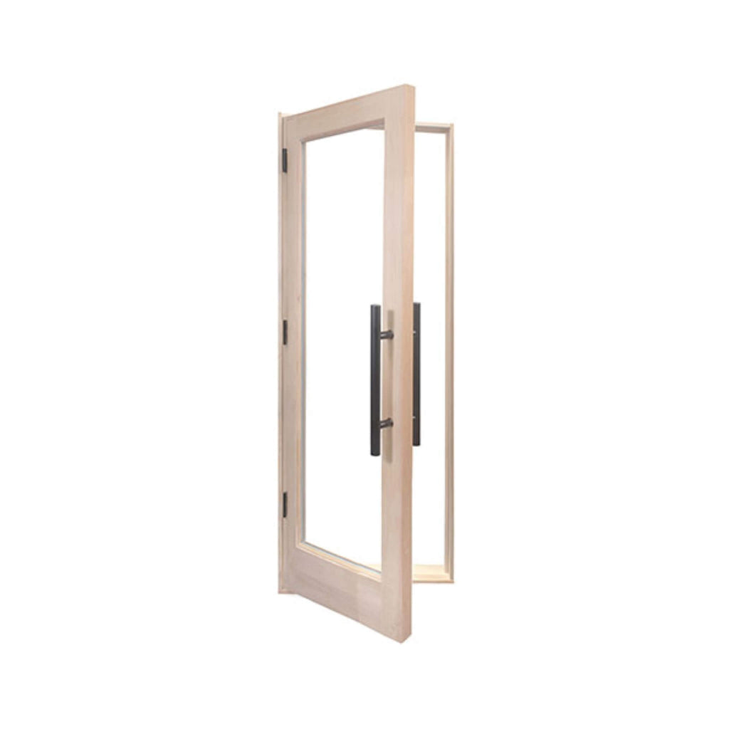 Prosaunas 24X80-Inch Prehung Solid Wood Douglas Fir Sauna Door With Dual-Pane Insulated Glass (SAK25184) – SAKSBY WHOLESALE, 