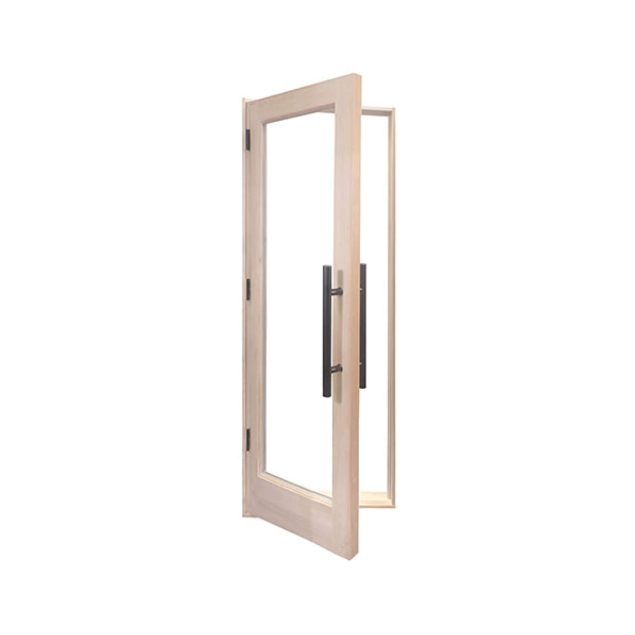 Prosaunas 24X80-Inch Prehung Solid Wood Douglas Fir Sauna Door With Dual-Pane Insulated Glass (SAK25184) – SAKSBY WHOLESALE, 
