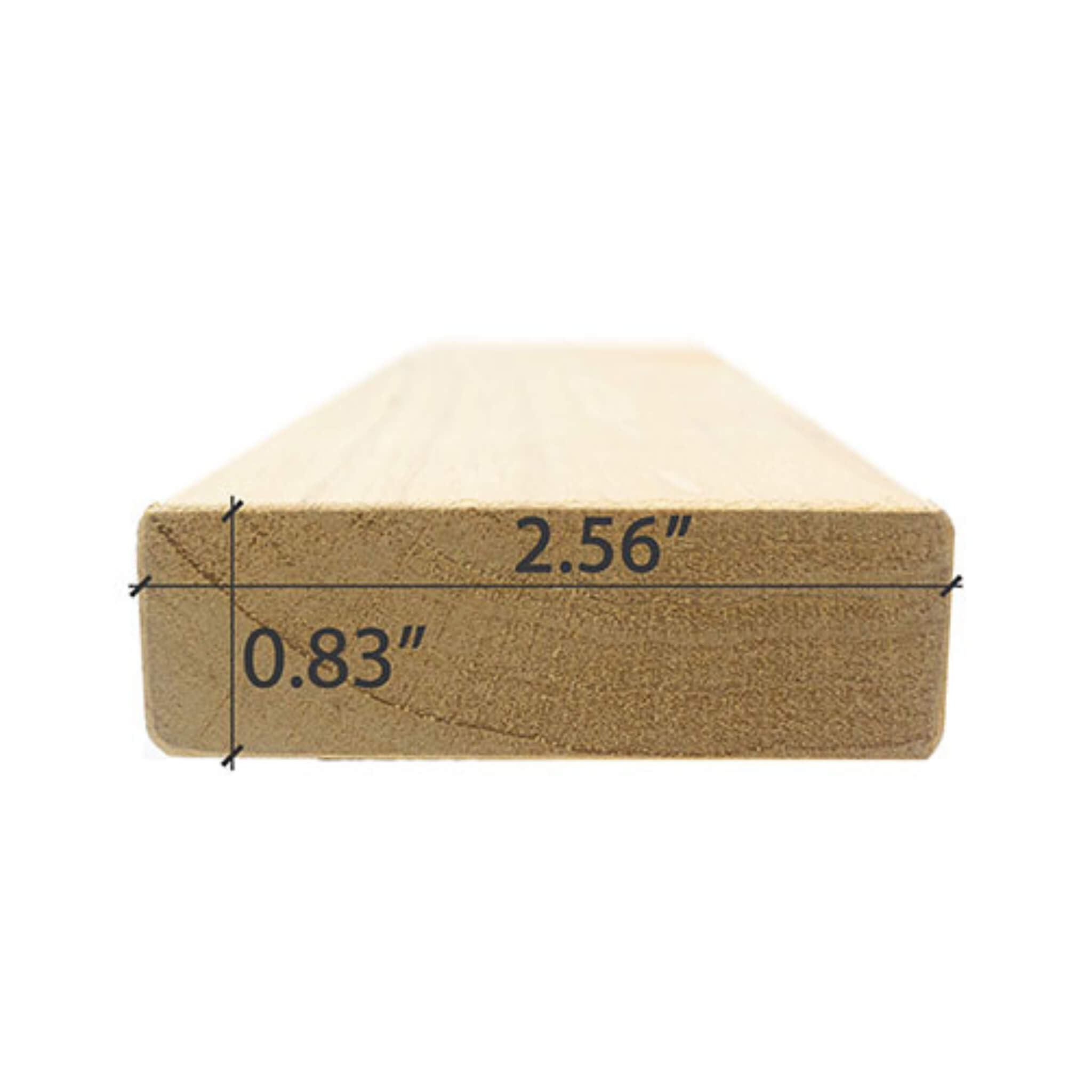 Prosaunas Alder 1X3 S4SEE SHP Sauna Bench Wood [Untreated] (SAK31579) – SAKSBY WHOLESALE, view 8
