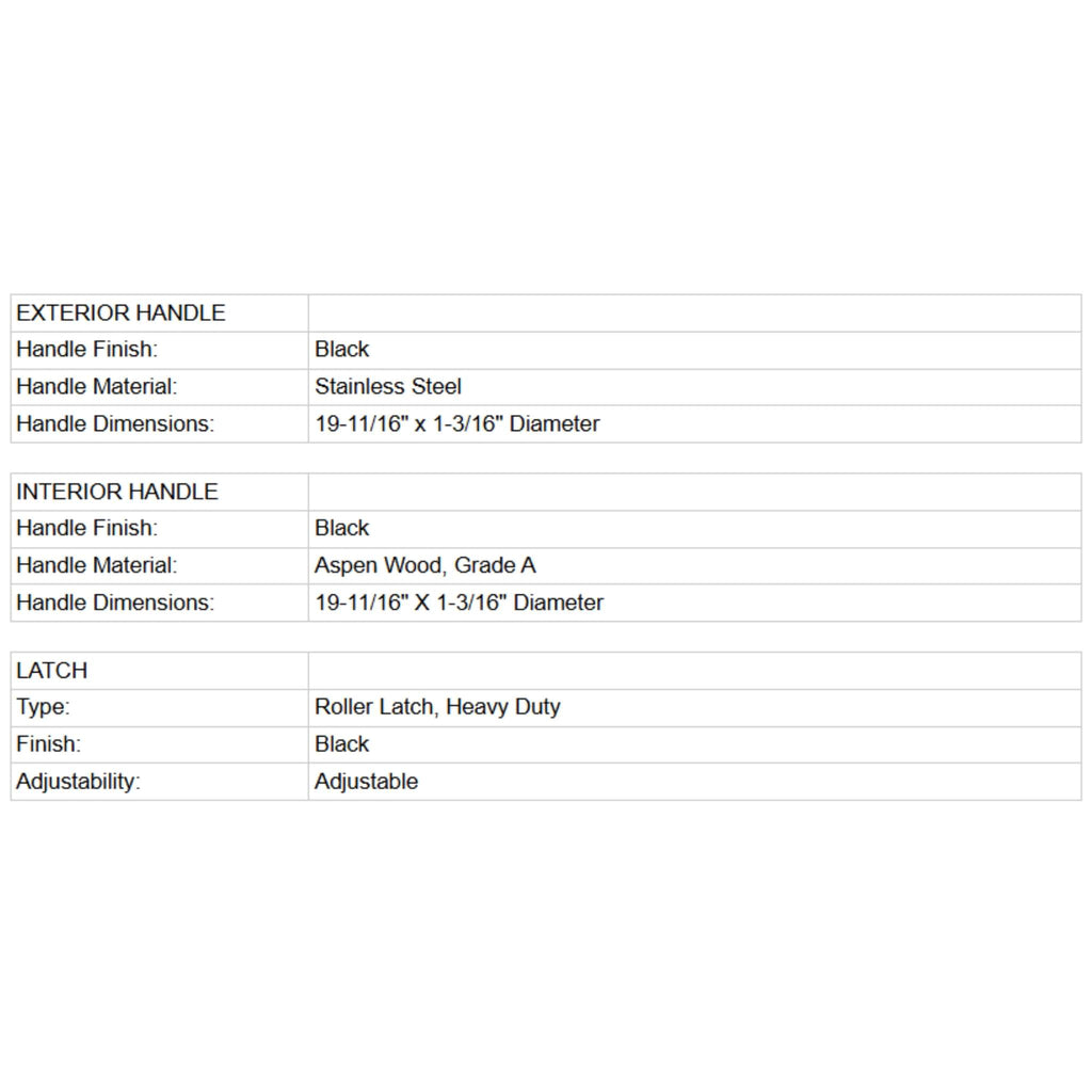 Prosaunas 24X73-Inch Thermo-Aspen Prehung Clear Glass Sauna Door (SAK69708) – SAKSBY WHOLESALE, view 10