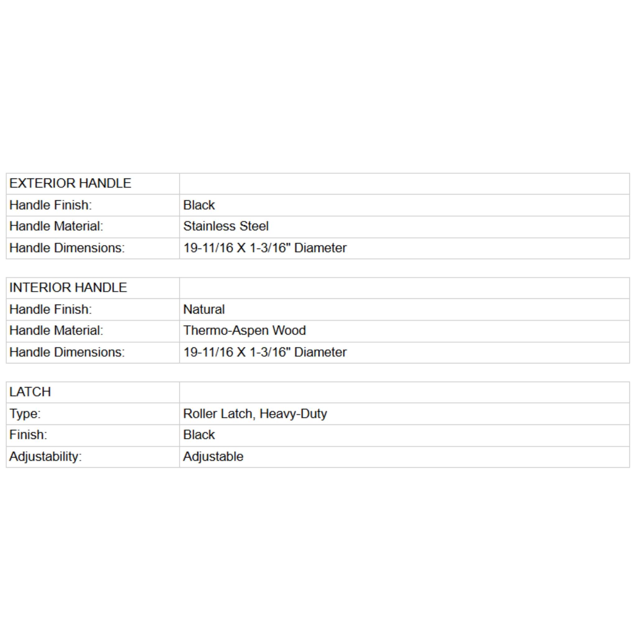 Prosaunas 24X81-Inch Thermo-Aspen Prehung Tinted Glass Sauna Door (SAK81345) – SAKSBY WHOLESALE, view 10