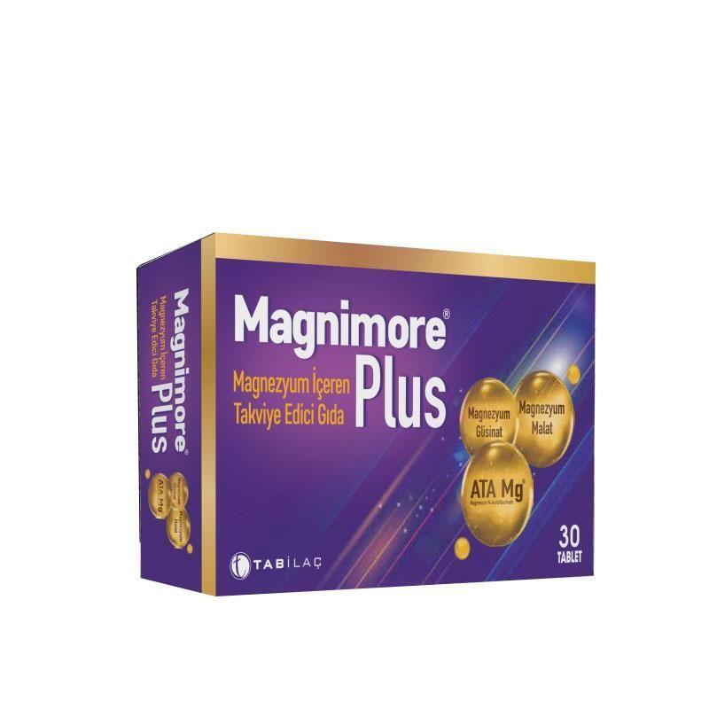Magnimore Plus Magnesium Supplement - 30 Tablets for Muscle Support & Overall Wellness