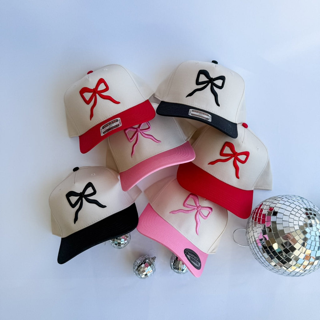 Coco & Rho Puff Bow- Trucker Hat — back view