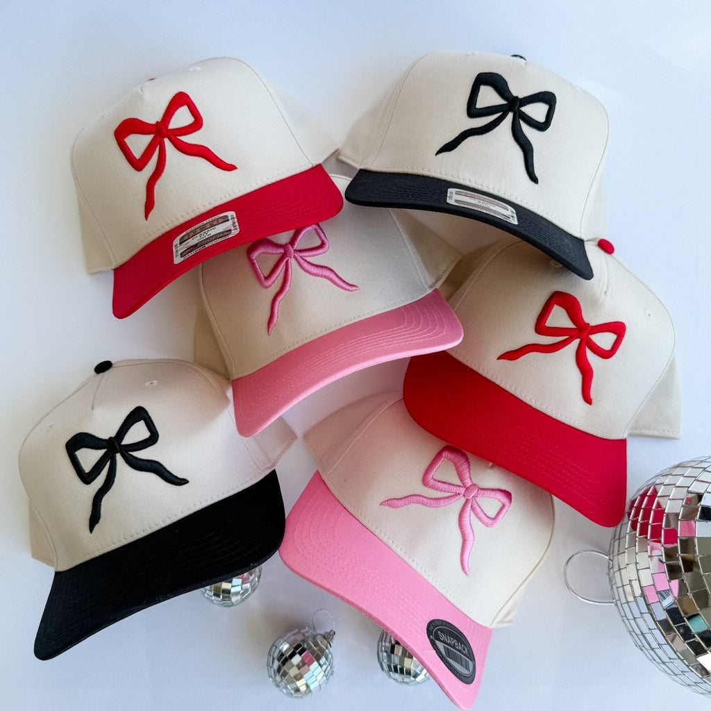 Coco & Rho Puff Bow- Trucker Hat — main product shot