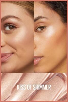 Maybelline Sunkisser Liquid Highlighter: Natural Glow Makeup, Shimmer Illuminator, Easy Blend - Kiss of Shimmer