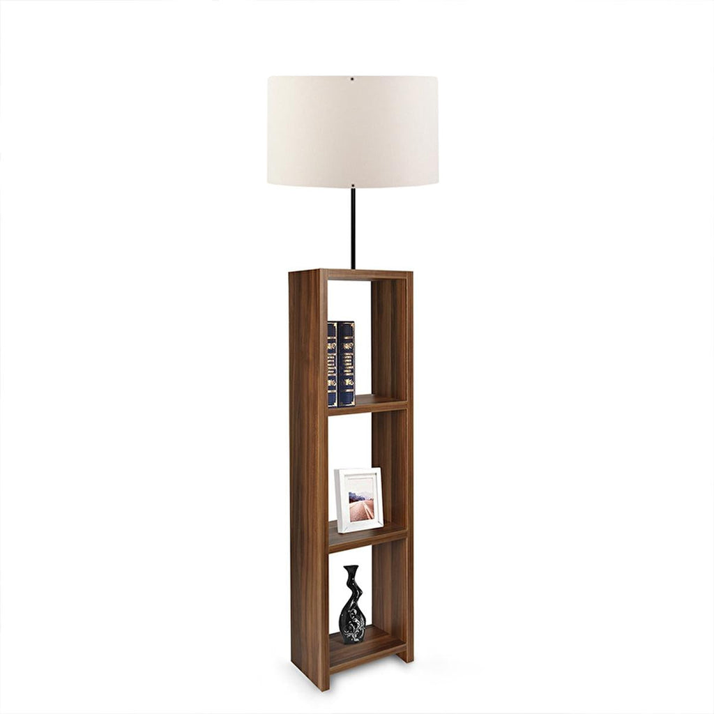 Homing Decorative Floor Lamp with 3-Shelf Storage - Modern Lighting Solutions for Home & Office