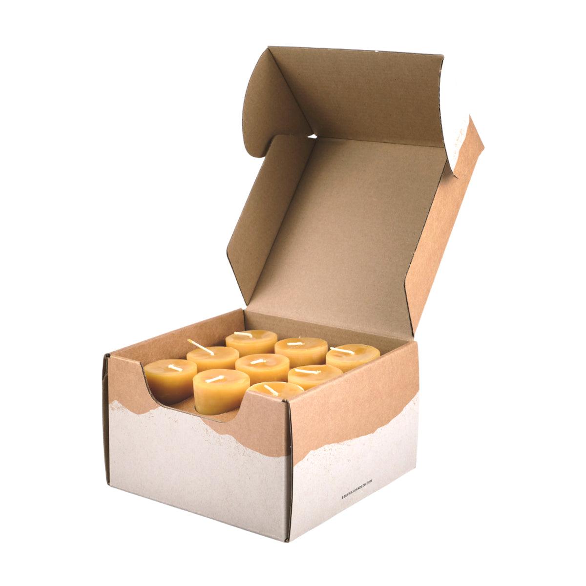 Bluecorn Candles Pure Beeswax Votive Candles — color variant