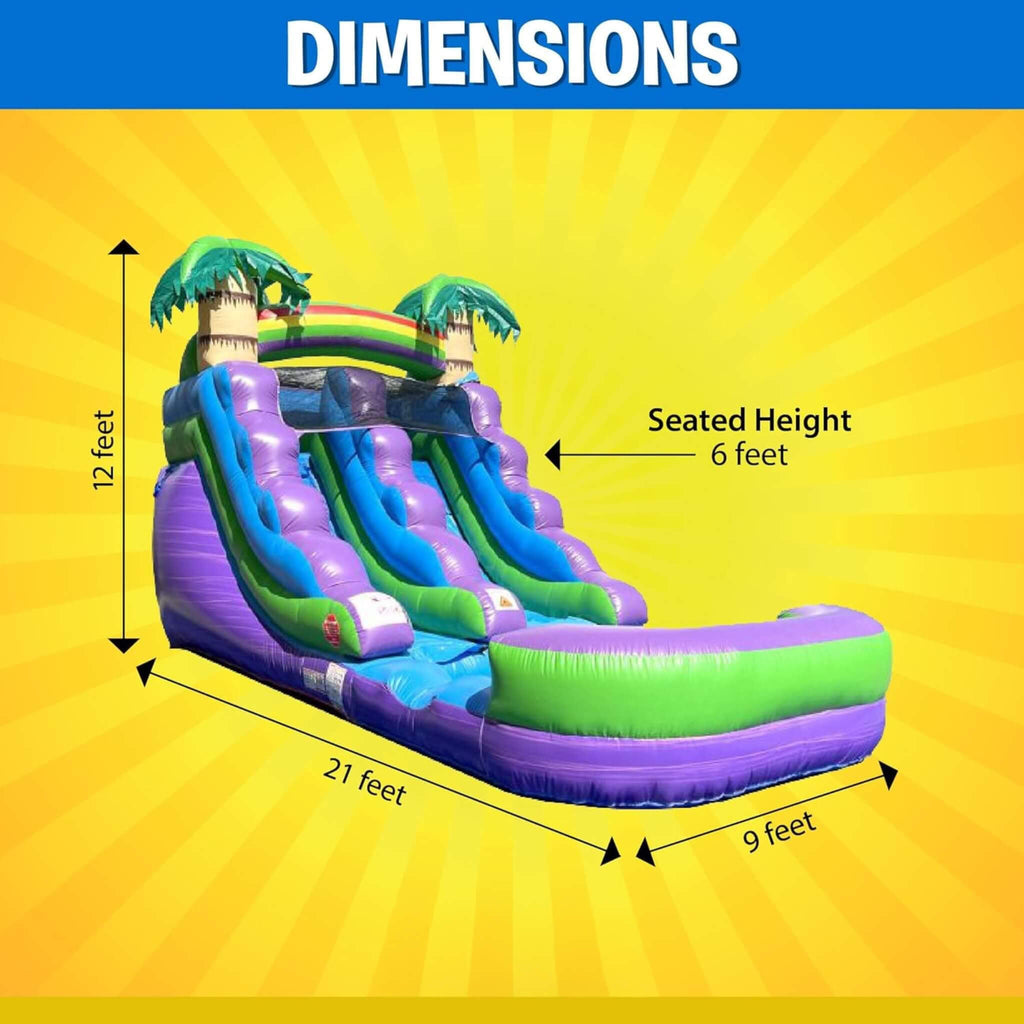 Large Purple Marble Inflatable Water Slide With Pool And Blower (SAK82910) – SAKSBY WHOLESALE, view 12