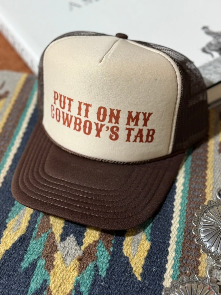 Wild Junkie Put It On My Cowboy's Tab Trucker Hat — hats category context
