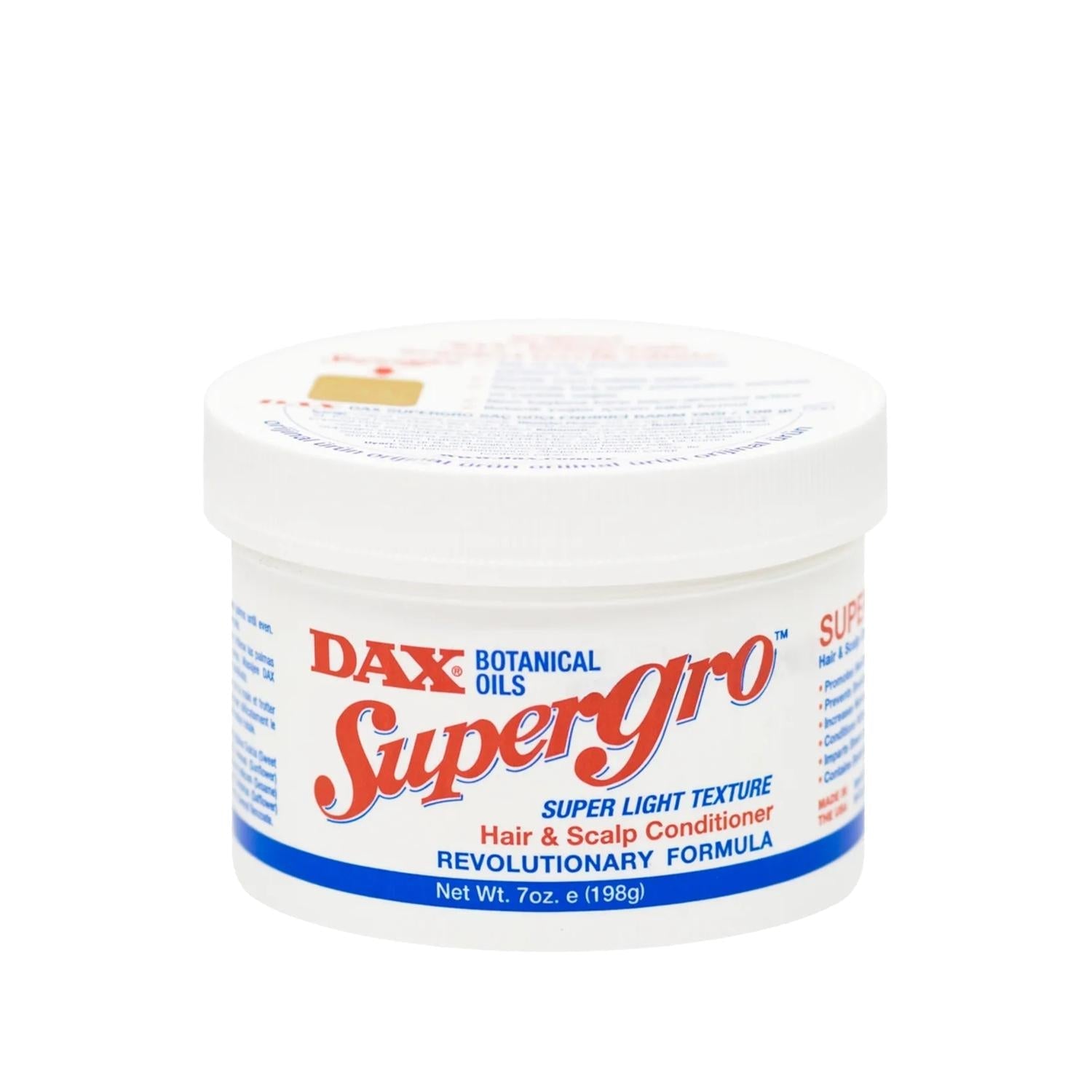 Dax Supergro Hair Care Oil - Nourishing & Moisturizing for Dry or Damaged Hair, 198g