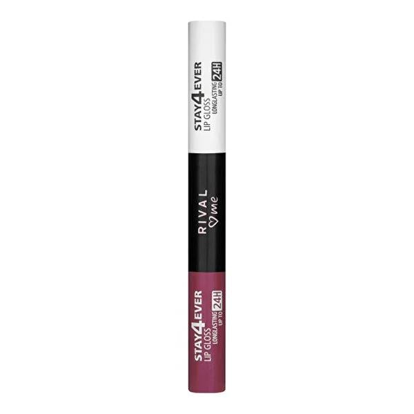 Rival Loves Me Stay4ever Raspberry Lip Gloss: Long Lasting Raspberry Lip Color, Glossy Finish, Vibrant Lip Makeup - 7ml