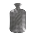 Fashy 2L Hot Water Bottle - Grey, Channel-less Design, TUV Certified for Pain Relief & Warmth Therapy