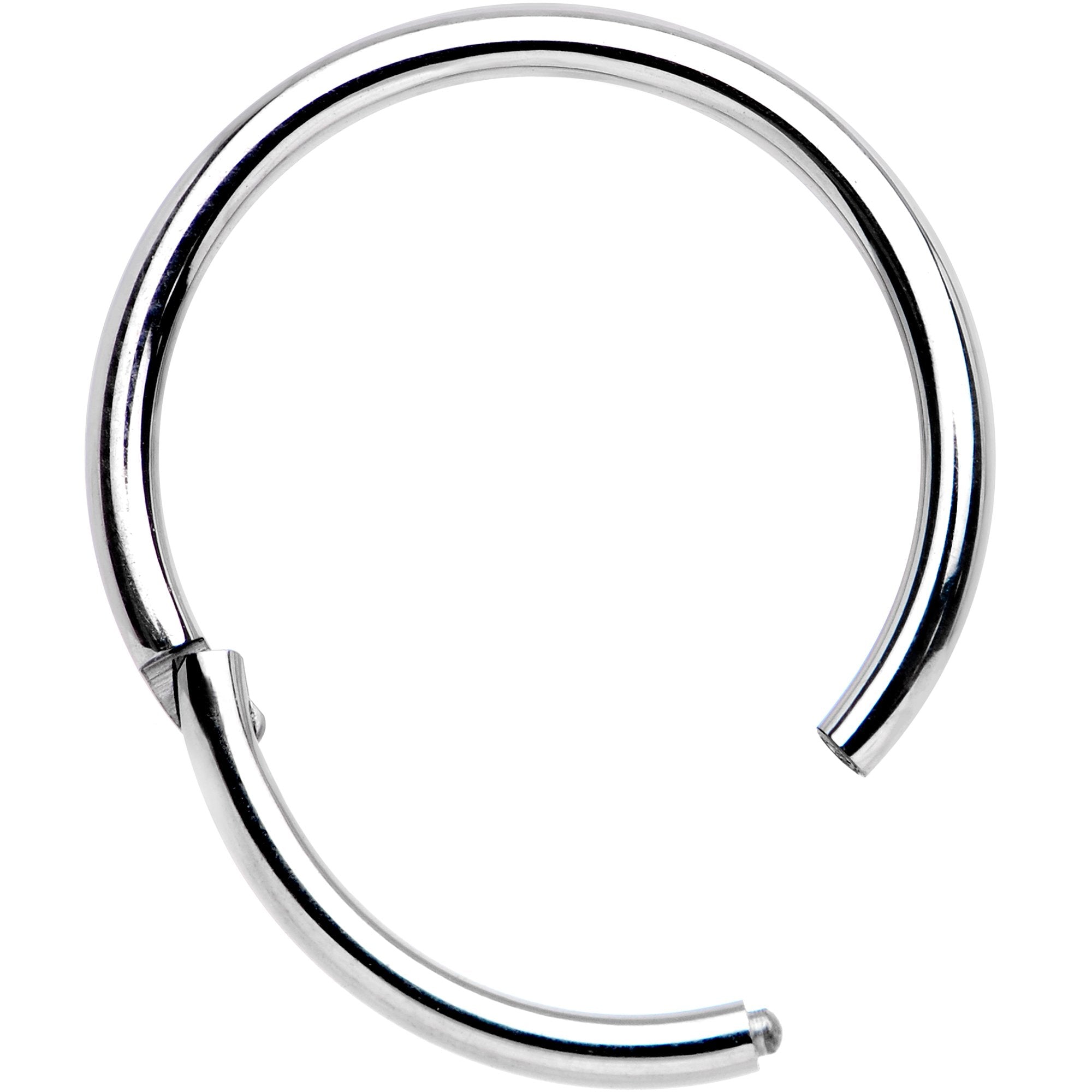 BodyCandy 16G 1/2 Solid G23 Implant Grade Titanium Hinged Segment Ring — detail and construction