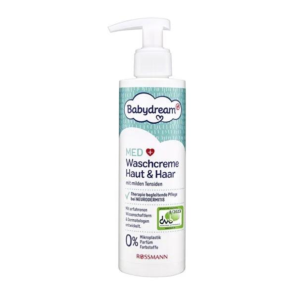 Babydream Natural Baby Shampoo and Body Wash - Gentle, Dermatologically Tested, 6.76 fl oz