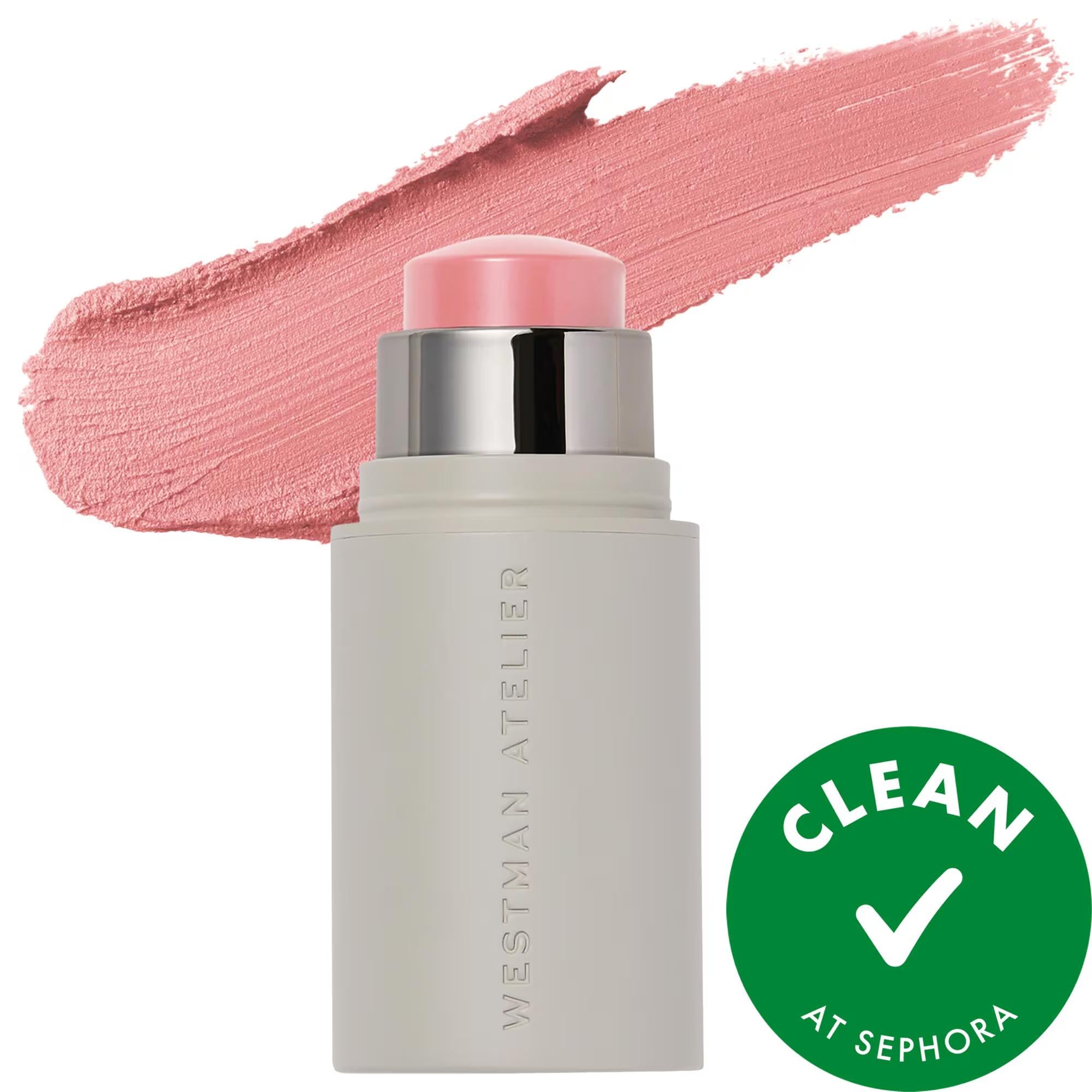 Baby Cheeks Cream Blush Stick: Natural, Hydrating Lip & Cheek Tint | Clean Beauty Vegan Blendable Blush with Jojoba Oil