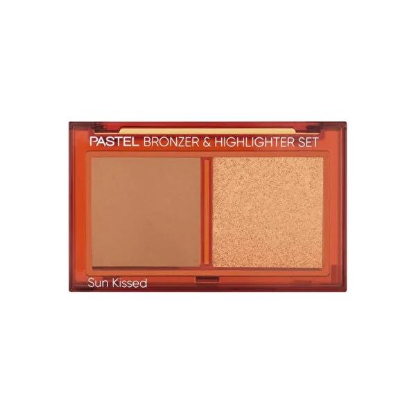 Pastel Profashion Bronzer & Highlighter Makeup Set - Cruelty-Free, Vegan, Dermatologically Tested - Sun Kissed Glow