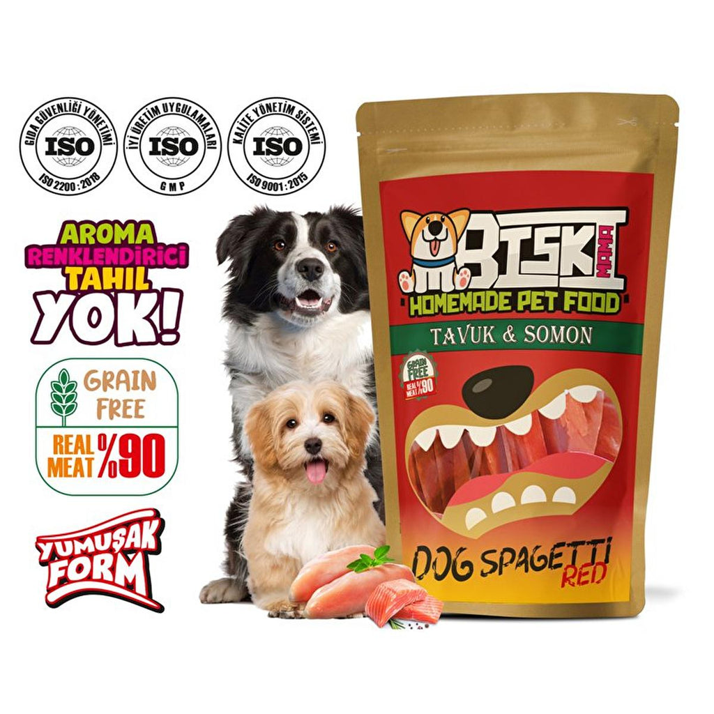 Biskimama Grain-Free Chicken & Salmon Dog Treats - Natural, Hypoallergenic, 50g