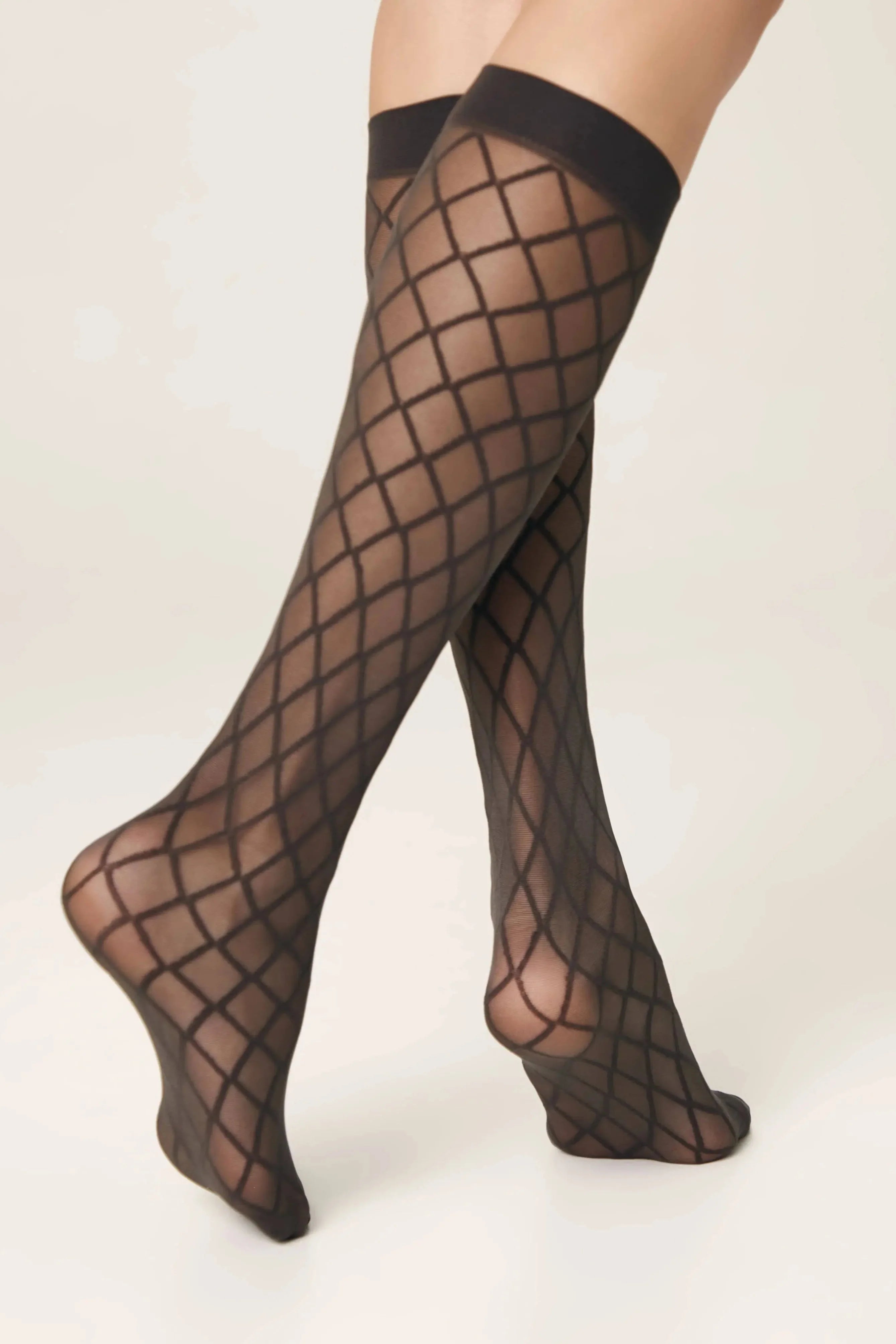 TheRanok.com Fantasy Knee Highs Conte Diamond — in-use photo