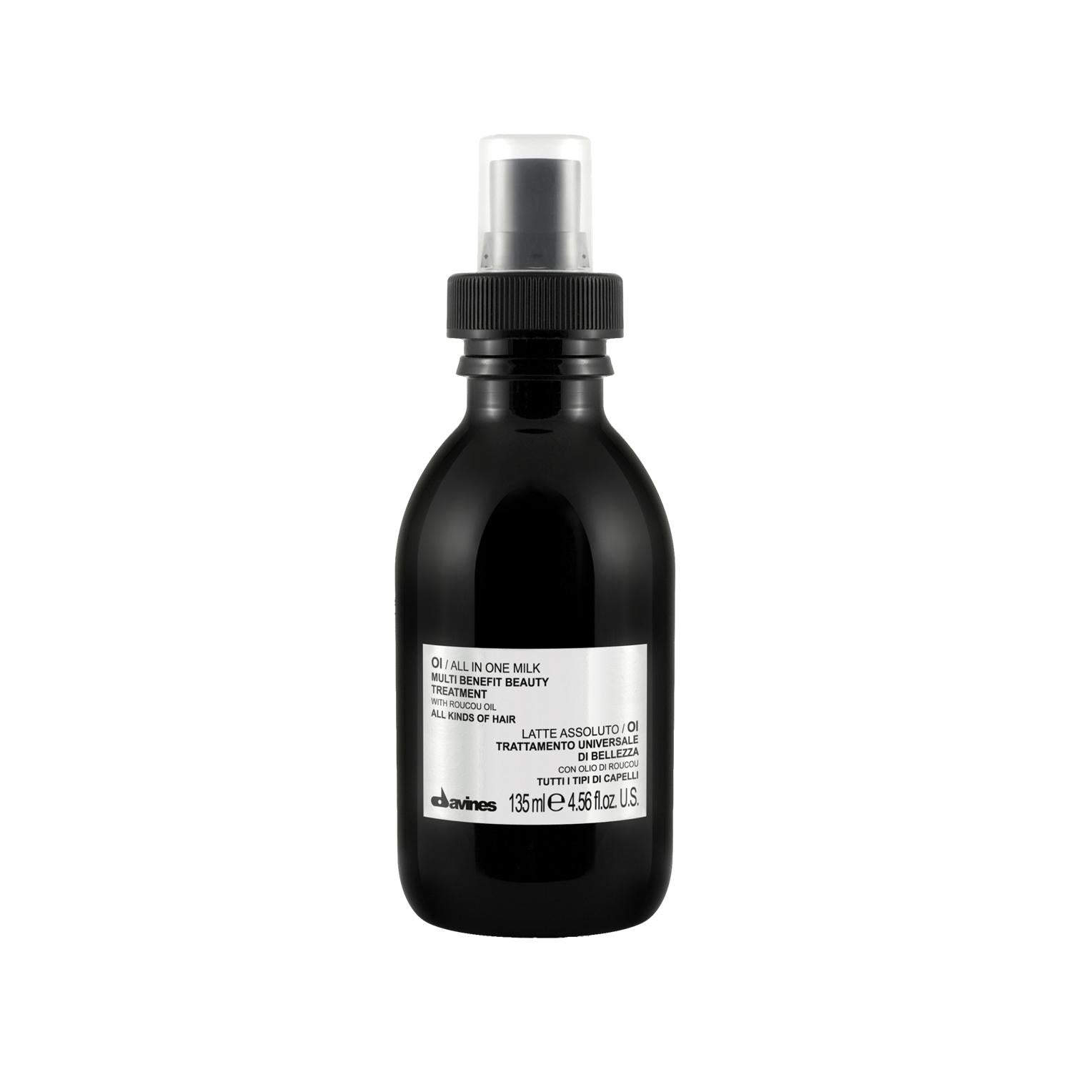 Davines OI/OIL All In One Milk - Nourishing Hair Care for All Hair Types, 4.56 fl oz