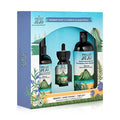 Hello Jeju Rosemary Hair Care Set: Anti-Hair Loss Shampoo, Thickening Tonic & Oil - Strengthens Hair, Seaweed & Green Tea Infusion