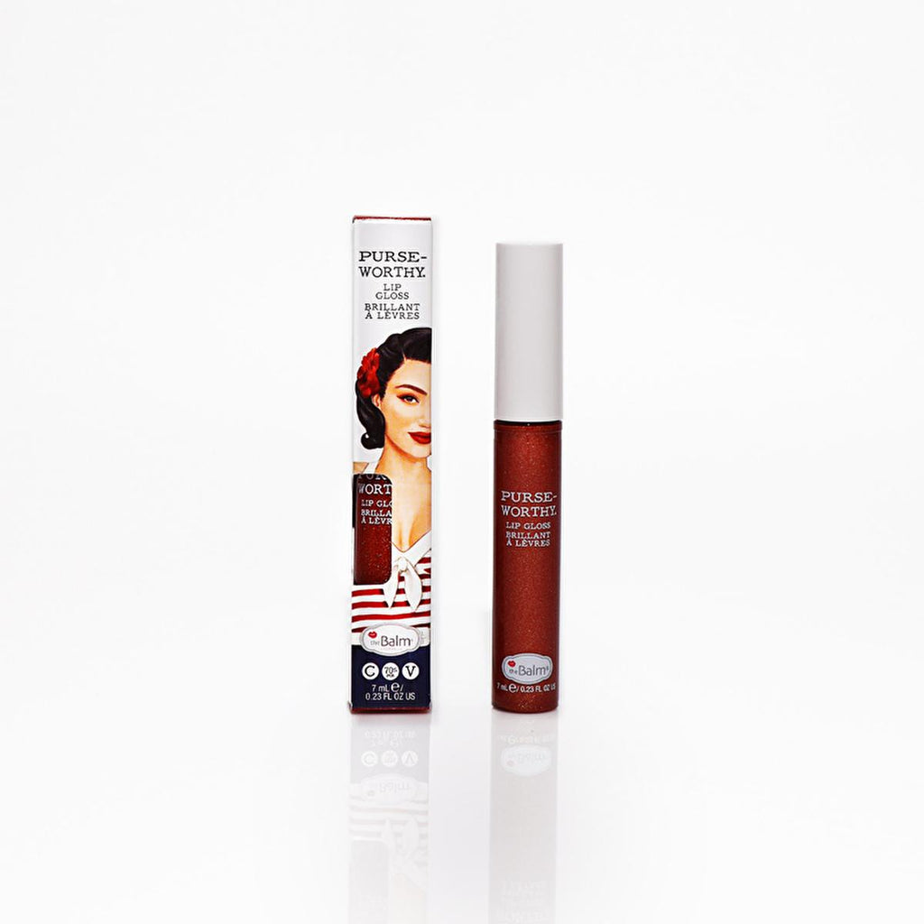 theBalm Purseworthy Lip Gloss - Moisturizing, Shiny & Voluminous Effect