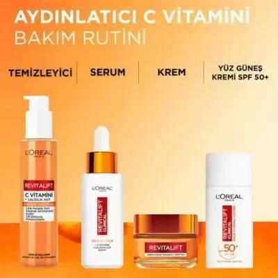 Loreal Paris Revitalift Vitamin C Face Cream - Anti-Aging, Brightening, and Moisturizing Face Cream for Aging Skin, 1.69 fl oz