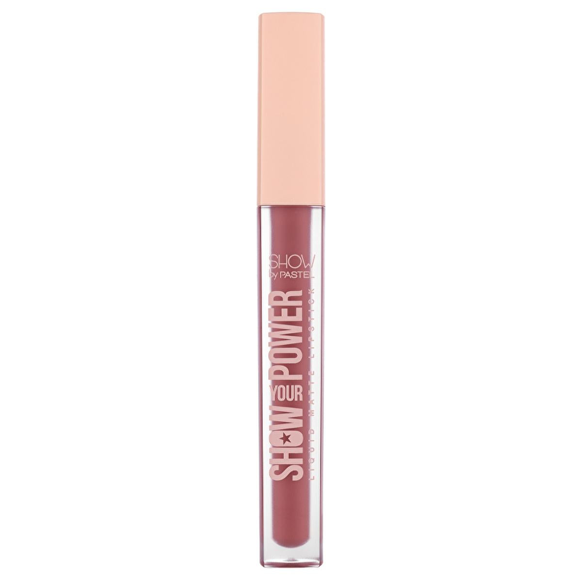 Pastel Show Your Power Liquid Matte Lipstick 601 - Long-Lasting Vegan Matte Lipstick with Precise Applicator