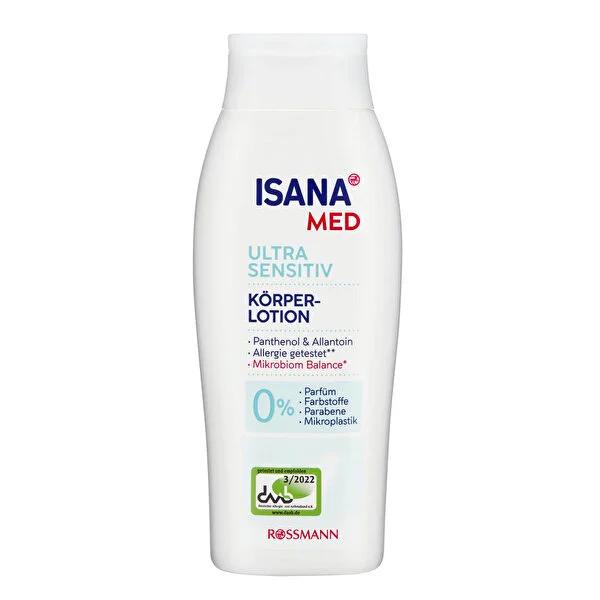 Isana Sensitive Skin Body Wash - Gentle, Vegan, pH Balanced Cleansing Lotion for Face, Hands & Body