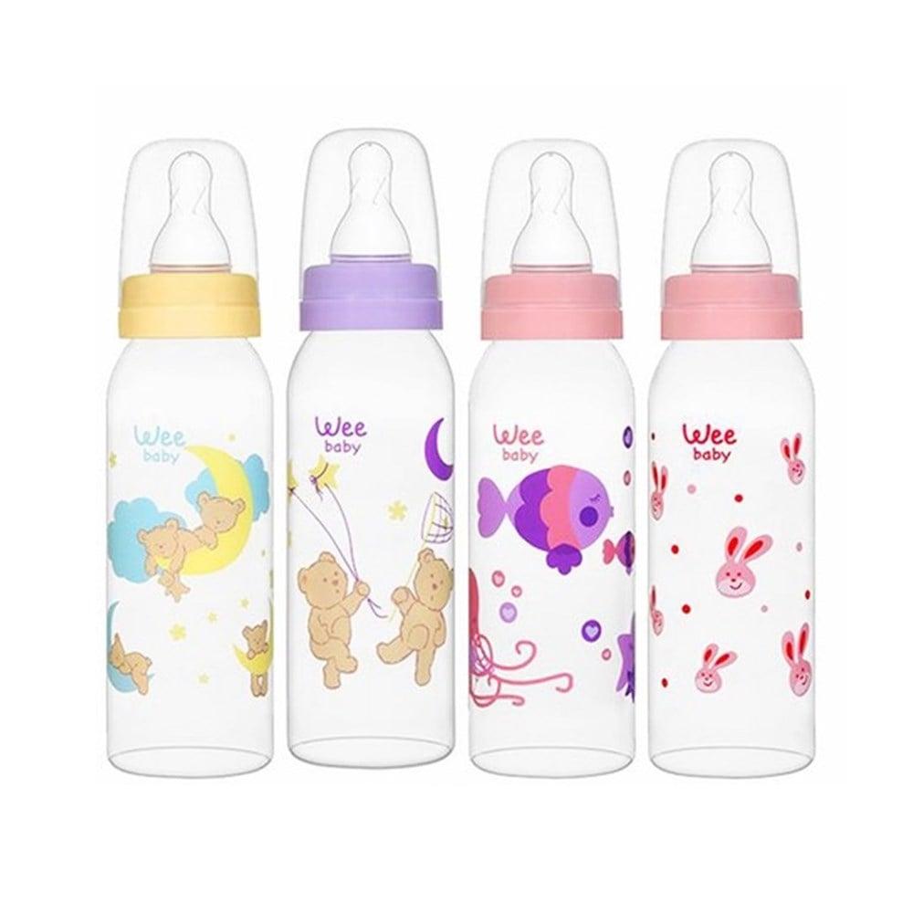 Wee Baby PP Baby Bottle with Silicone Nipple 250ml - Safe Feeding for Infants