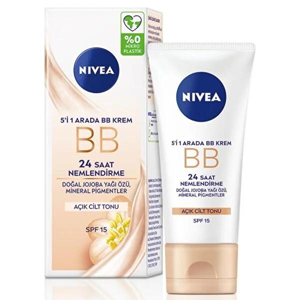 Nivea Essentials BB Cream SPF 20: 5-in-1 Tinted Moisturizer for Even Skin Tone, Pore Minimizing & Daily Sun Protection
