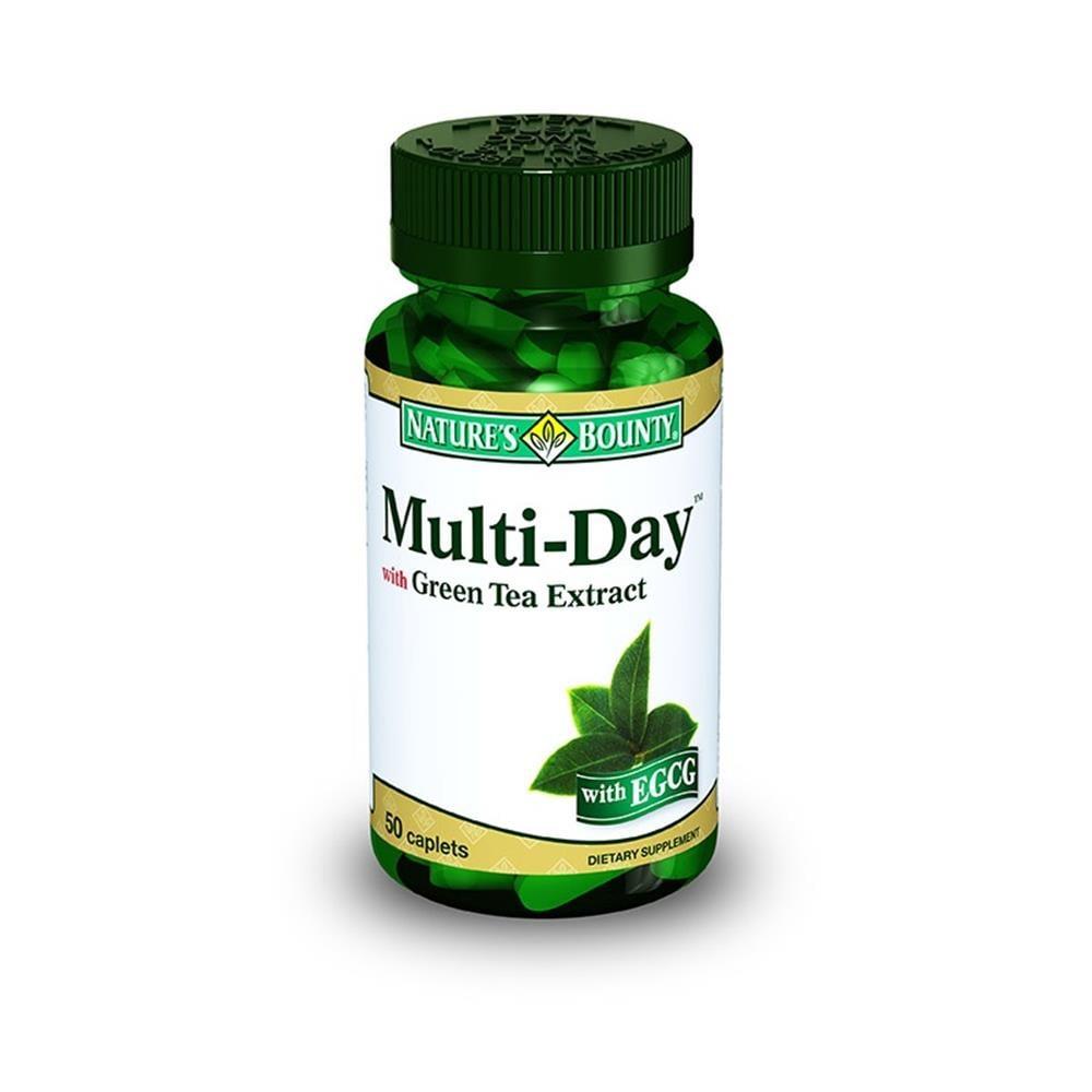 Nature's Bounty Multi-Day with Green Tea Extract Multivitamin - 50 Tablets