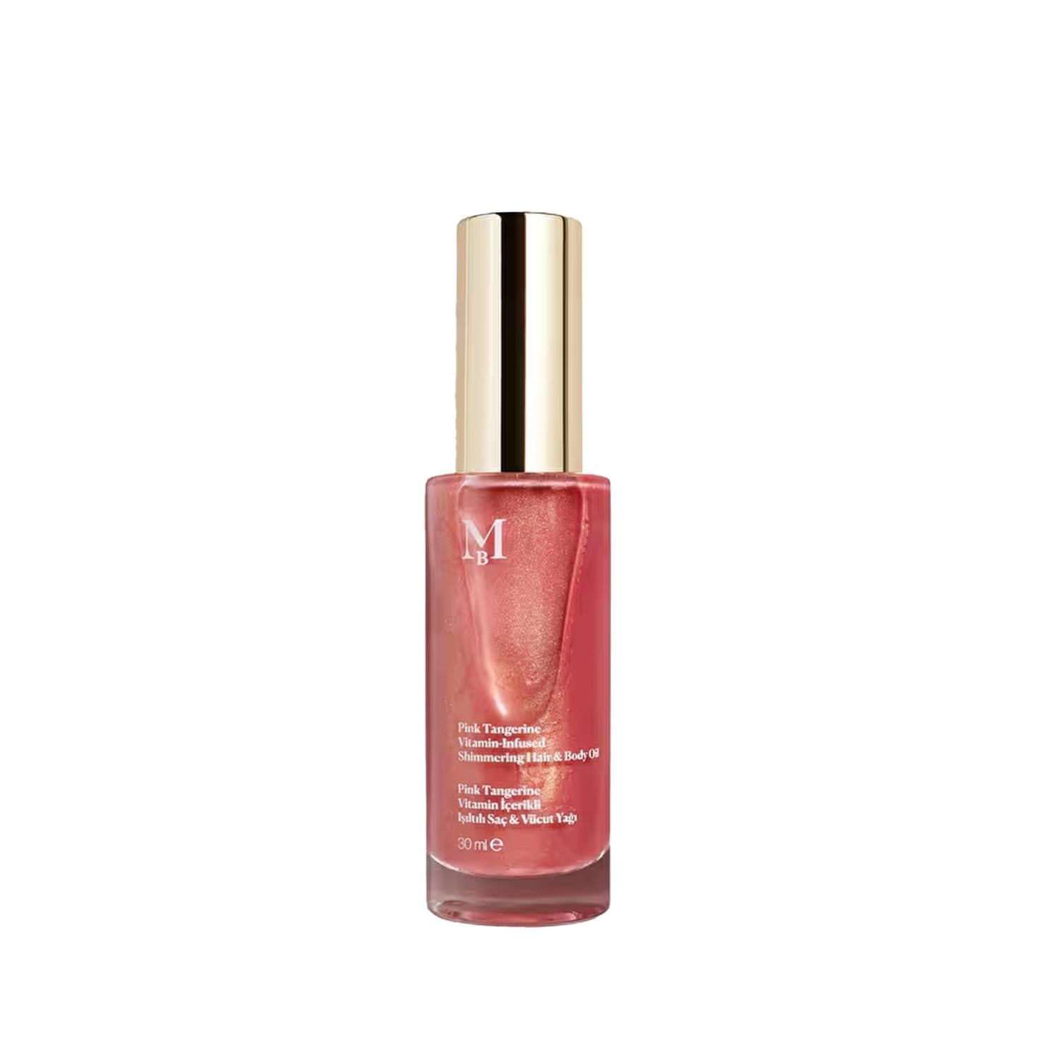 Misbah�e Pink Tangerine Vitamin Rich Hair and Body Oil - 1.01 fl oz, Nourishing, Radiant Glow for Skin & Hair