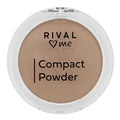 Rival Loves Me Compact Powder No:04 Sand - Soft, Matte Finish, Dermatologically Tested