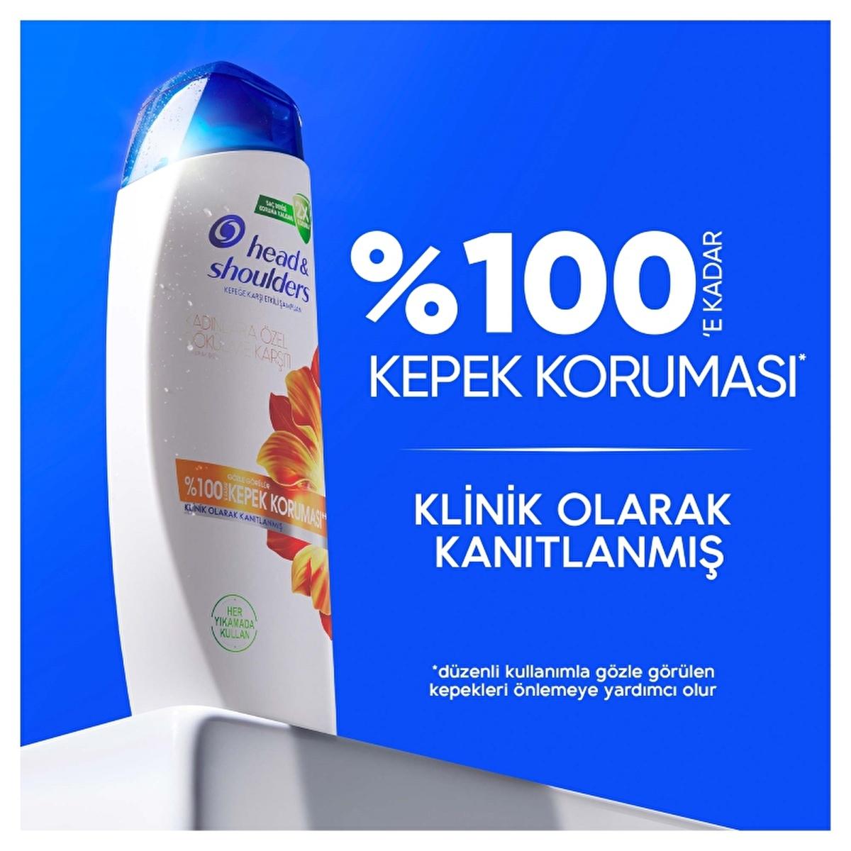 Head & Shoulders Anti-Dandruff Shampoo for Women - Combats Hair Loss & Dandruff, Dermatologically Tested, Sustainable Packaging
