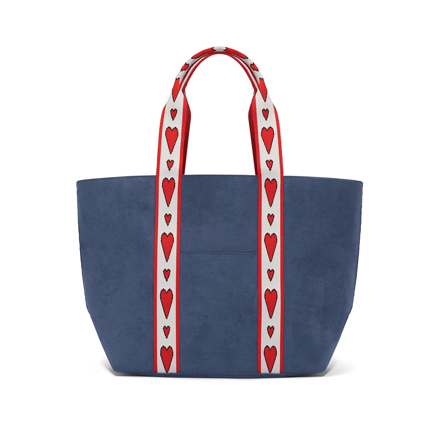 KADOU BOUTIQUE Brighton Velveteen Love Tote — detail close-up