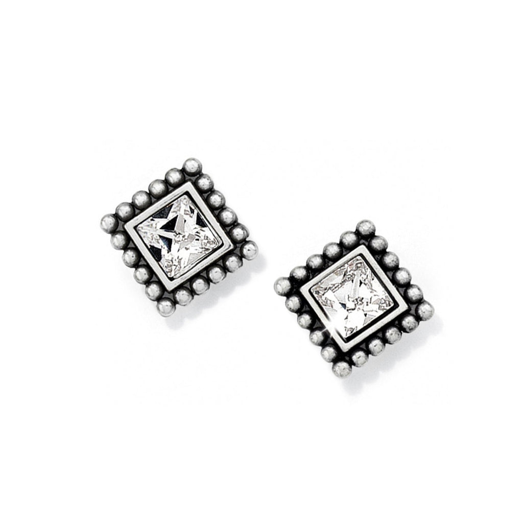 KADOU BOUTIQUE Sparkle Square Mini Post Earrings — main product shot