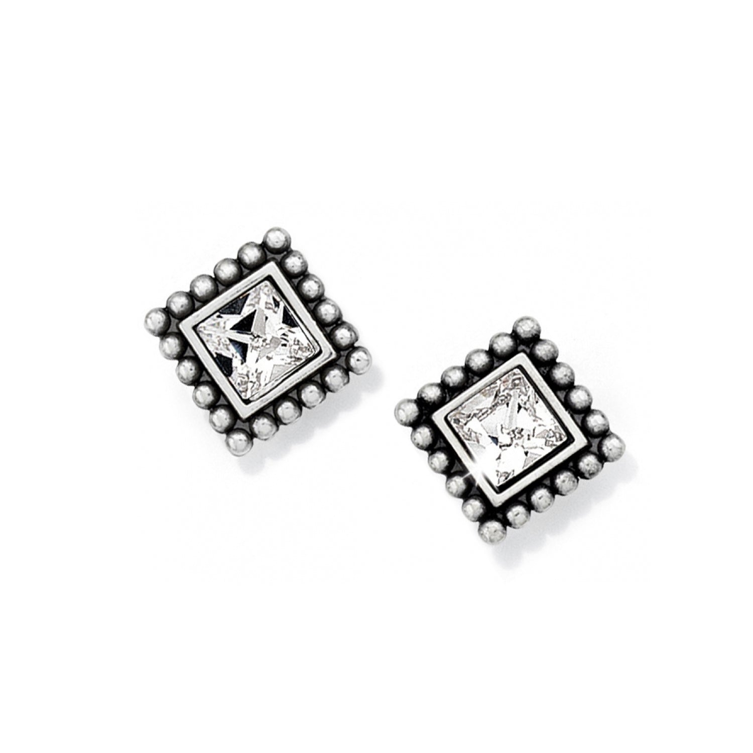 KADOU BOUTIQUE Sparkle Square Mini Post Earrings — main product shot