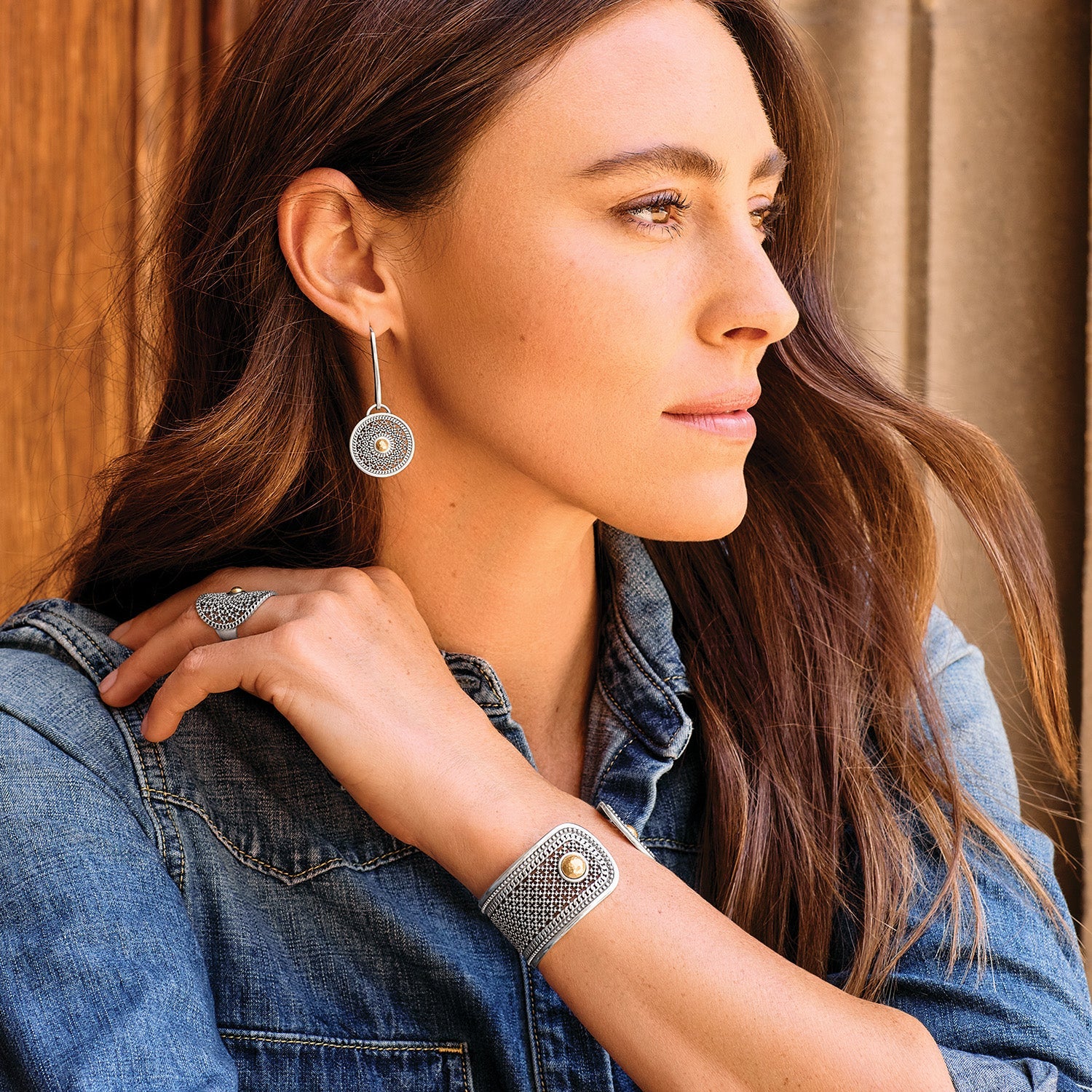 KADOU BOUTIQUE Brighton Ferrara Segreta Ring — side view