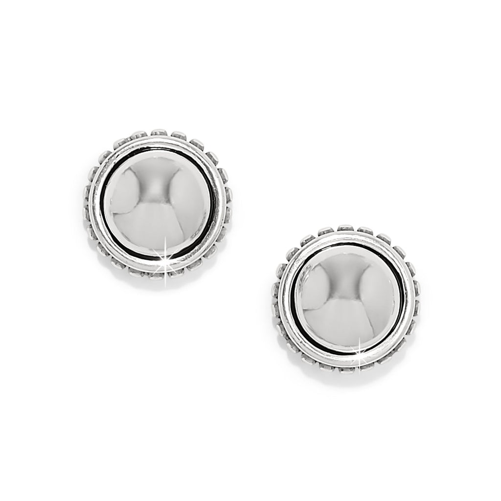 KADOU BOUTIQUE Brighton Pretty Tough Bold Stud Post Earrings — detail close-up