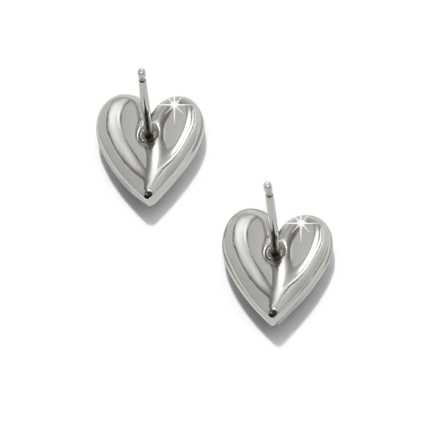 KADOU BOUTIQUE Brighton Cascade Heart Post Earrings — detail close-up