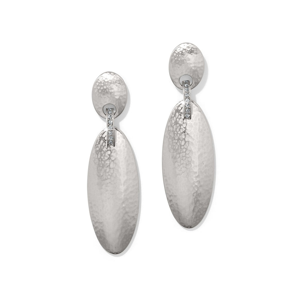 KADOU BOUTIQUE Brighton Meridian Orbit Oval Post Drop Earrings — main product shot
