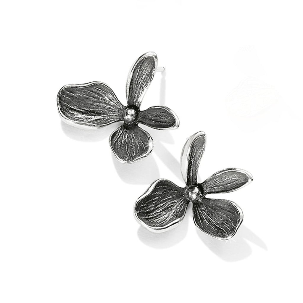 KADOU BOUTIQUE Brighton Everbloom Post Earrings — detail close-up
