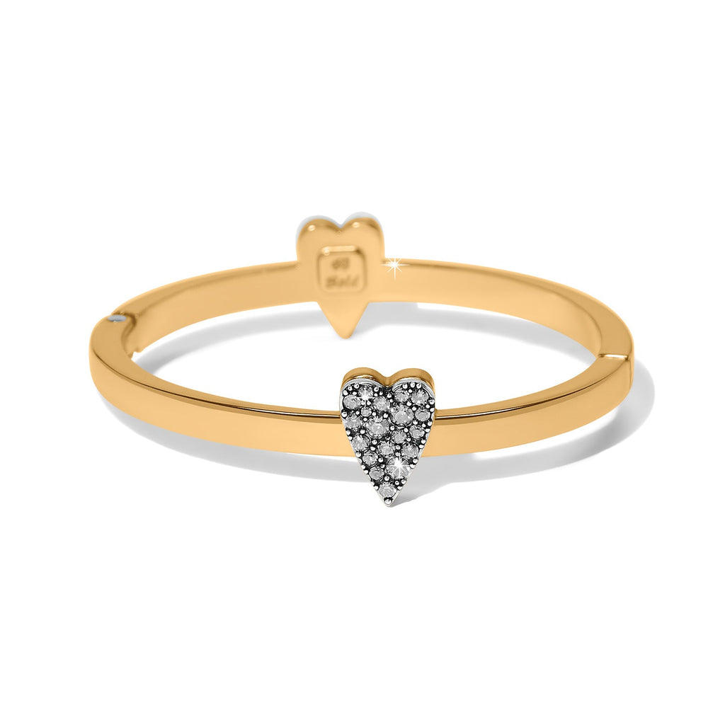 KADOU BOUTIQUE Brighton Love Messages Be Bold Hinged Bangle — main product shot