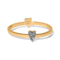 KADOU BOUTIQUE Brighton Love Messages Be Bold Hinged Bangle — main product shot