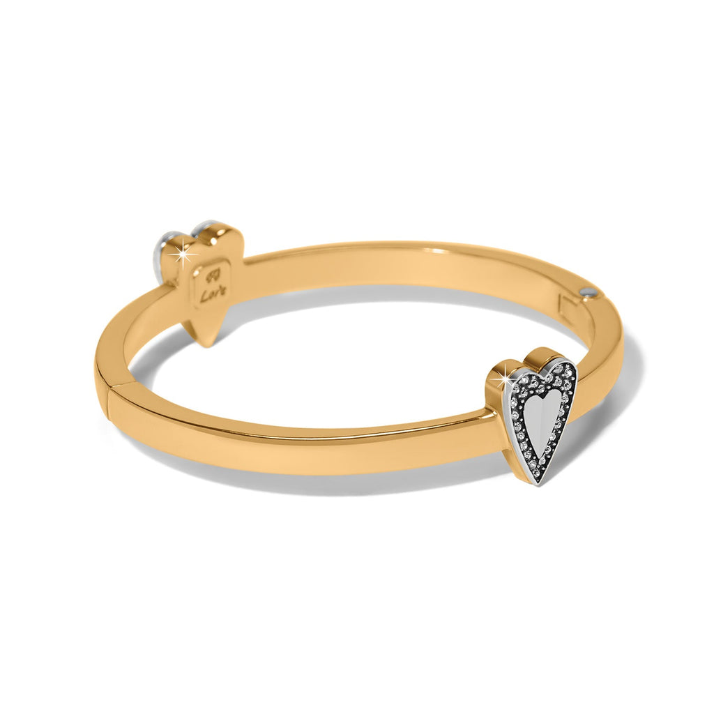 KADOU BOUTIQUE Brighton Love Messages Be Bold Hinged Bangle — lifestyle context
