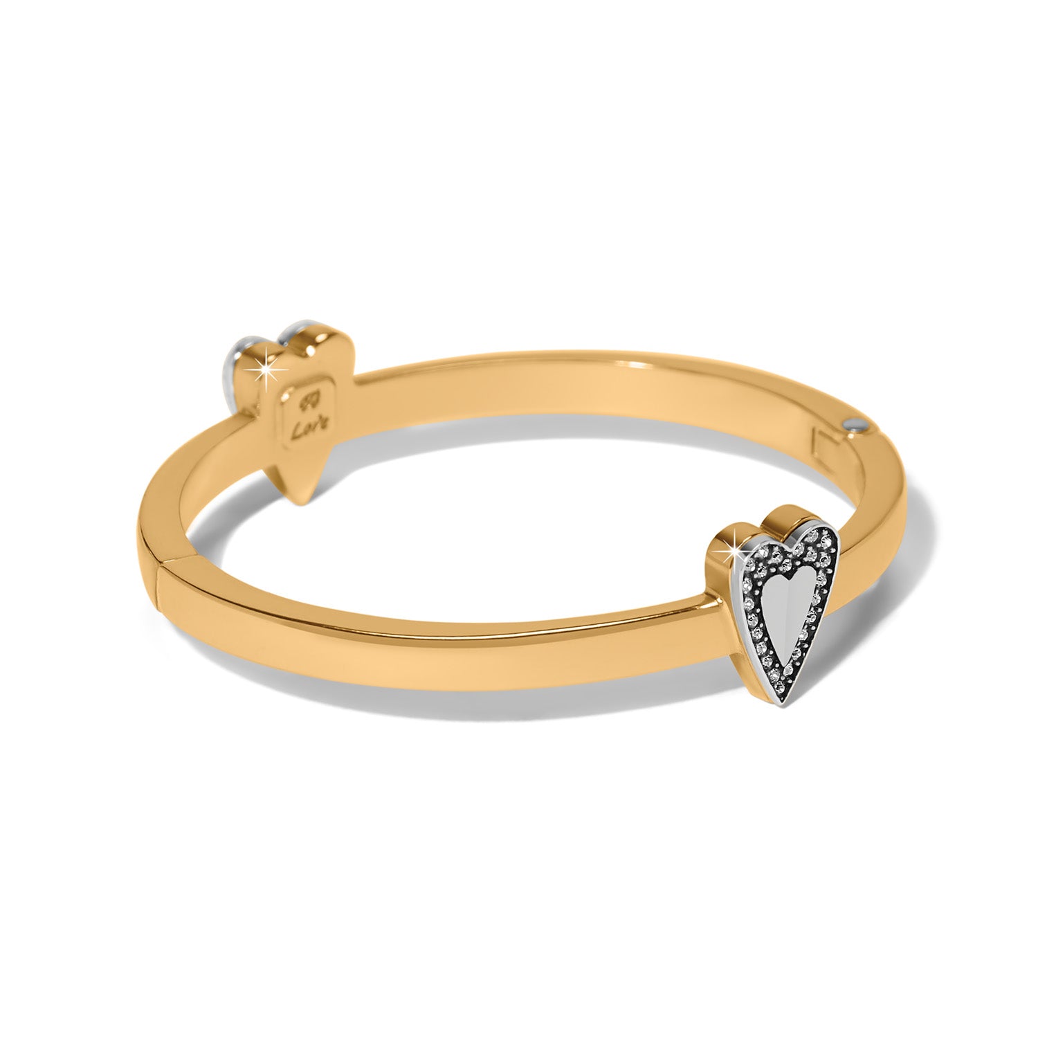 KADOU BOUTIQUE Brighton Love Messages Be Bold Hinged Bangle — lifestyle context