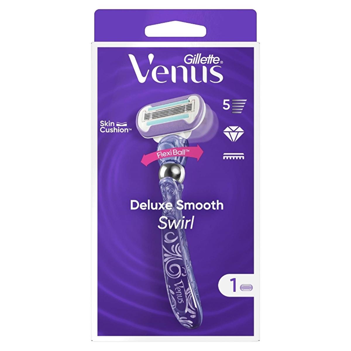 Gillette Venus Swirl Flexiball Women's Razor - Smooth Shaving for Sensitive Skin