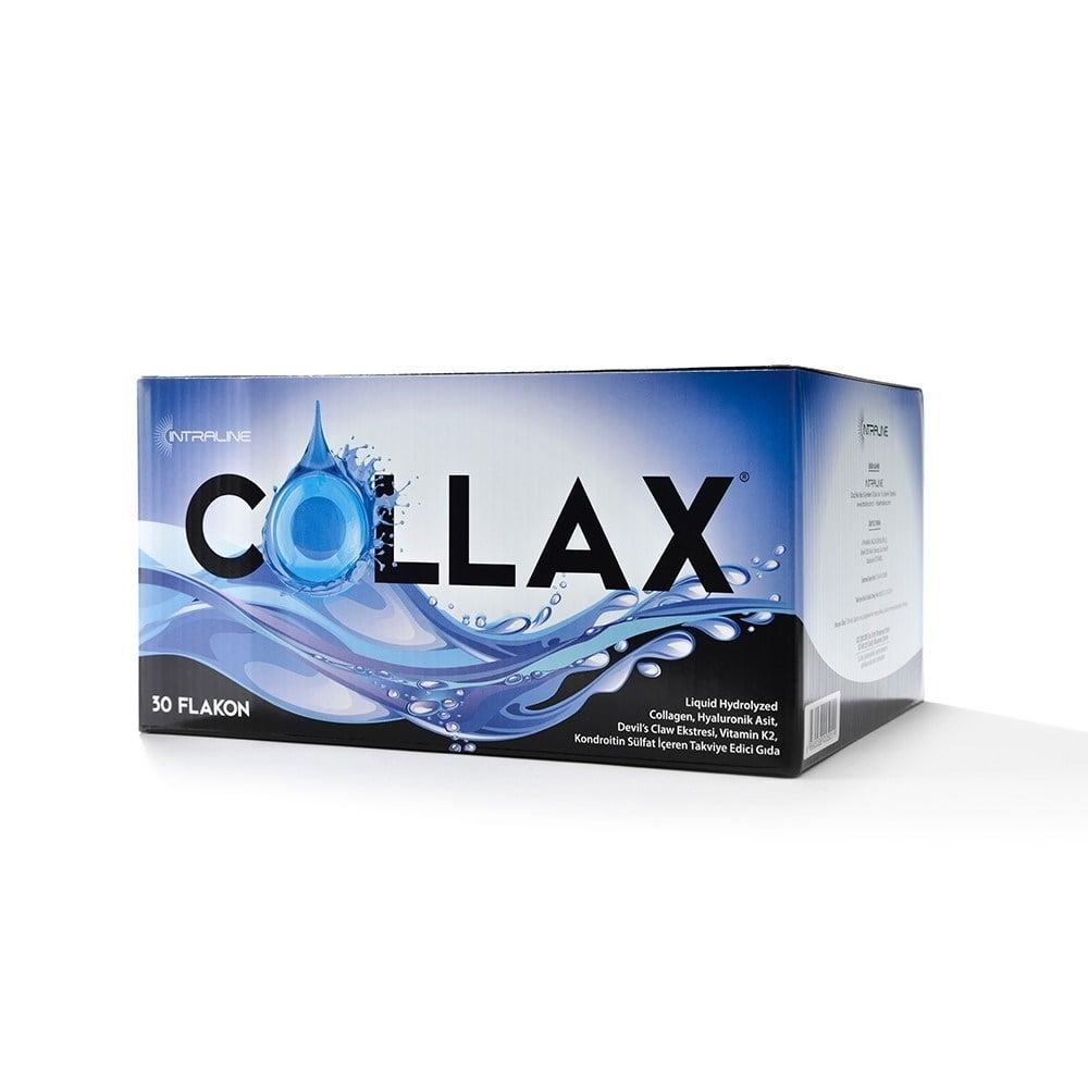 Collax Collagen Supplement, Liquid Hydrolyzed Collagen, Hyaluronic Acid & Chondroitin Sulfate - 30 Vials, Anti-Aging, Joint Health