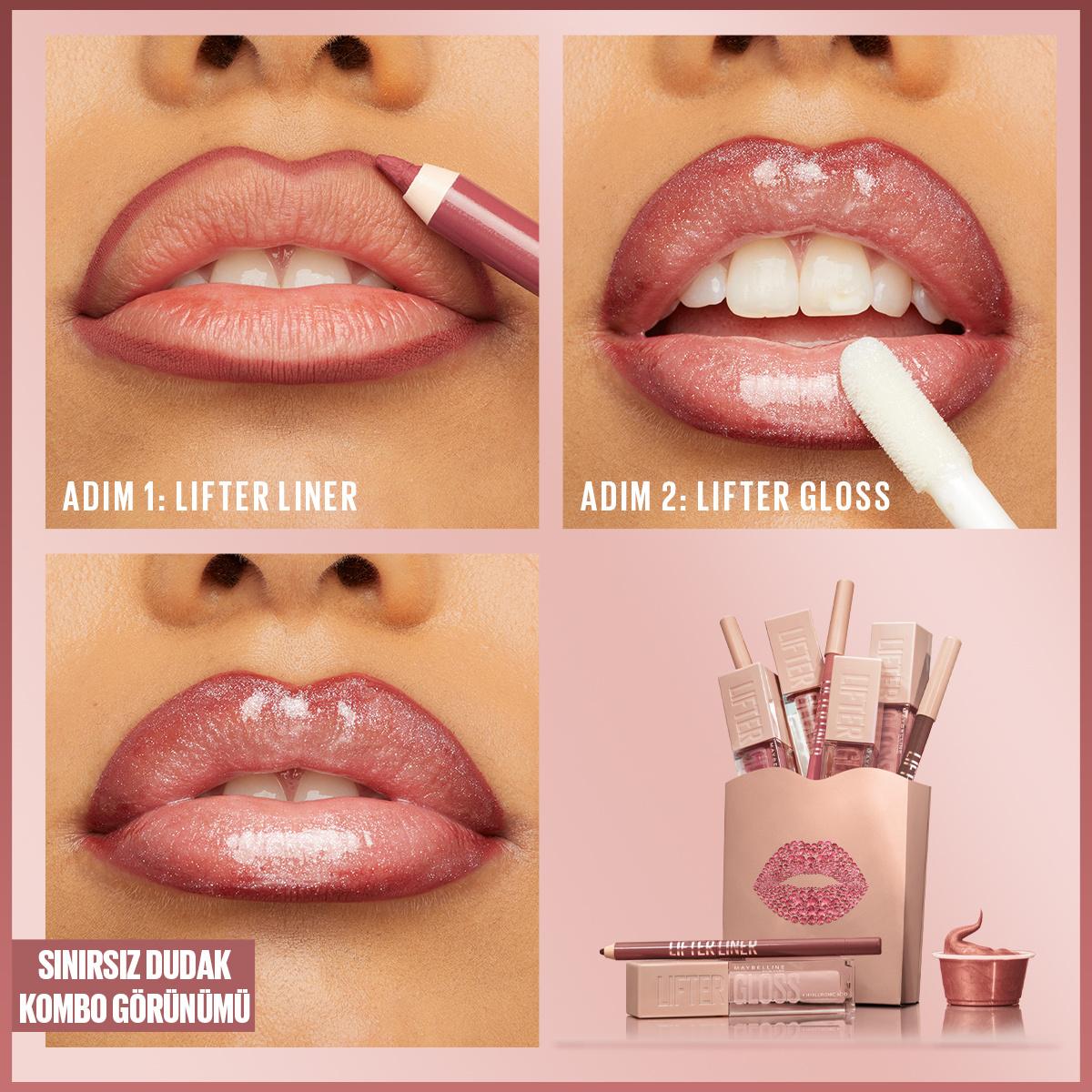 Maybelline New York Lifter Liner Lip Liner - Long-Lasting, Precise Definition & Nourishing Formula